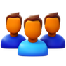 3d fluency style 사용자 그룹 icon