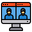 video conference icon