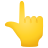 emoji con indice del rovescio rivolto verso l'alto icon