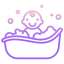 baignoire pour bébé icon