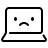 keek line style laptop error icon