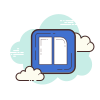 cloud style 新闻报 icon