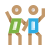 Dancing people icon