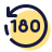 180 drehen icon