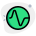 Variable transverse wave graph performance analysis curve icon