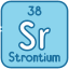 Bearicons-de-tabla-periódica-de-estroncio-externo-bearicons-azules icon