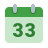 Календарная неделя 33 icon