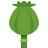 color style opium poppy icon