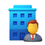 Business building icon