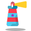 arcade style lighthouse icon