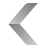 deco duotone style chevron left icon