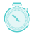 sci-fi style stopwatch icon