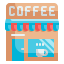 外部咖啡店-咖啡店-wanicon-平面-wanicon icon