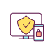 Protecting Computer And Smartphone icon