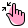 função de redução de zoom externo com dois dedos na direção para fora-deslizar-toque-fresco-tal-revivo icon