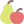 Fruits - apple and pear full of vitamins icon