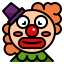 clown face icon