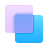 glassmorphism style bring forward icon