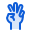 Ganze Hand icon