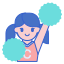 여성 치어리더 icon