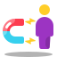 arcade style engagieren icon