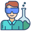 Linear color Chemical engineer icon