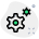 Cogs used for setting and mantinance in computer operating system icon