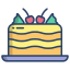 pineapple cake icon