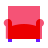 color glass style 거실 icon