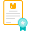 cerificate icon