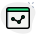 diagrama de linha de ponto on-line externo em um navegador da web-empresa-verde-tal-revivo icon