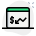 online income decrease icon