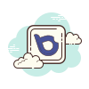 cloud style bite app icon