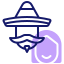 mexican man icon