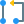 diagrama de algoritmo externo de um nó para outro nó, caminho de desenvolvimento, cor-tal-revivo icon