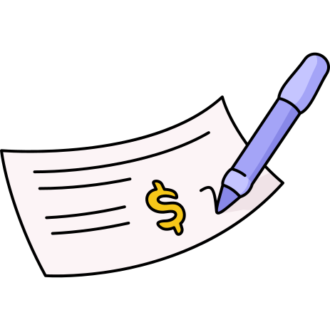 cheque icon
