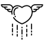 heart wings icon