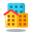 arcade style downtown icon