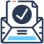 distant communication email icon