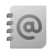 deco duotone style address book icon