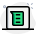 Menu application in macintosh operation system layout icon