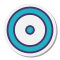 Cercle avec point icon