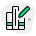 Collection of books to be edited in a new format icon