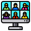 online conference icon