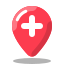 arcade style find clinic icon