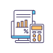 Calculating Tax Liability icon