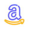 neon style amazon icon