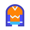 avantgarde style jumper icon