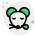 mouse snoring with sweat drop from nose icon