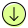 Down arrow direction button to download and save icon